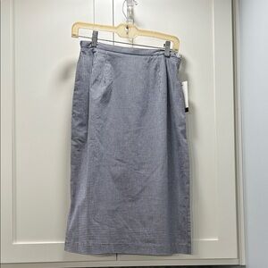Vintage NTouch Classic Blue and White Checkered Skirt